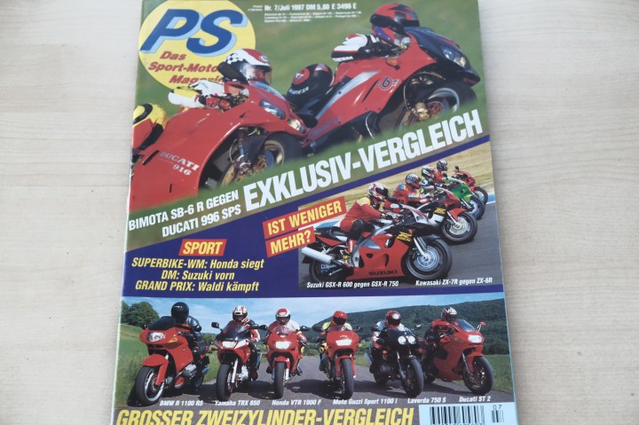 Deckblatt PS Sport Motorrad (07/1997)